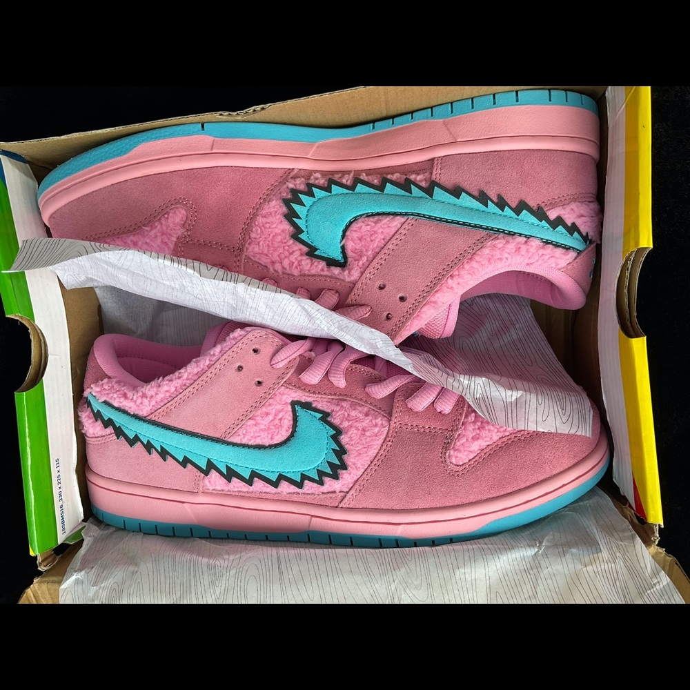 Pink sneakers